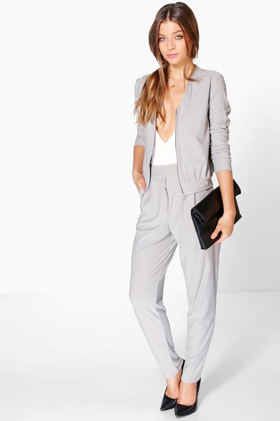 Eloise Pleat Front Pocket Crepe Trouser